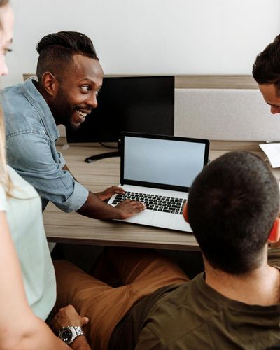 Professional male project management consultant headshot