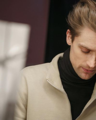 Talented male junior specialist professional headshot